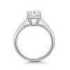 Platinum Lab Grown 1.50ct Round Brilliant Diamond Solitaire Ring