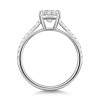 Platinum Lab Grown 1.50ct Round Brilliant Diamond Shoulders Ring