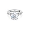 Platinum Round Brilliant Cut 3.25ct Lab Grown Diamond Solitaire Ring