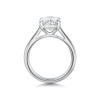 Platinum Oval Cut 3.00ct Lab Grown Diamond Solitaire Ring