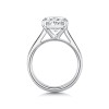 Platinum Oval Cut 4.00ct Lab Grown Diamond Solitaire Ring