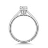 Platinum Lab Grown 1.00ct Pear Diamond Solitaire Ring