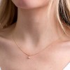9ct Yellow Gold Round Brilliant Pearl Solitaire Pendant Charm