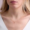 9ct Yellow Gold Round Brilliant Pearl Solitaire Pendant Charm