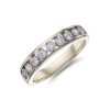 9ct Yellow Gold Round Brilliant 0.32ct Diamond Eternity Ring