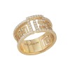 Balmain 18ct Yellow Gold Labyrinth Diamond Pavé Frieze Ring ABAJ02RG00003