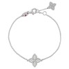 Roberto Coin 18ct White Gold Princess Flower 0.18ct Diamond Bracelet ADR777BR0652_WG 