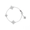 Roberto Coin 18ct White Gold Princess Flower 0.36ct Diamond Bracelet ADR777BR1276_WG 