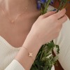Roberto Coin 18ct Rose Gold Princess Flower Bracelet AR777BR0651_RG