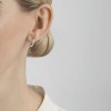 Georg Jensen Mercy Sterling Silver Swirl Earrings 10015148