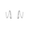 Georg Jensen Mercy Sterling Silver Swirl Earrings 10015148