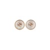 Gucci Interlocking Diamond Mother of Pearl Stud Earrings YBD786746001