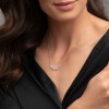 18ct White Gold Rub Over Brilliant Cut 0.60ct Diamond Necklace