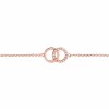 Olivia Burton Bejewelled Interlink Rose Gold Bracelet