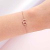 Olivia Burton Bejewelled Interlink Rose Gold Bracelet