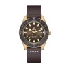 Rado Captain Cook Brown Leather Strap Mens Watch R32504306 Front