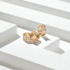 Balmain 18ct Yellow Gold Labyrinth Diamond Pavé Frieze Ring ABAJ02RG00003