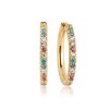 Sif Jakobs Ellera Grande Hoop Earrings SJ-E2869-XCZ(YG)