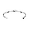 Gucci Interlocking Sterling Silver 3.5mm Bangle YBA661529001 - Size L