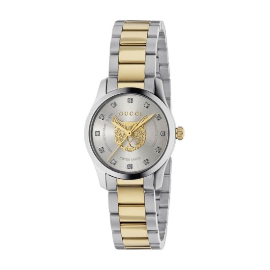 Gucci G-Timeless Feline 27mm Ladies Watch YA1265016
