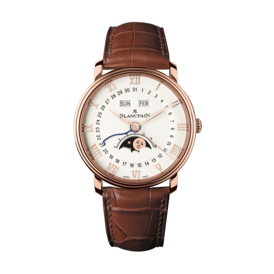 Blancpain Villeret Quantieme Complet Mens Watch 6654-3642-55B