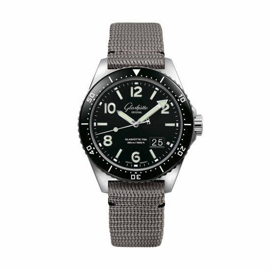 Glash&uuml;tte Original SeaQ Panorama Date 43mm Mens Watch 1-36-13-01-80-34