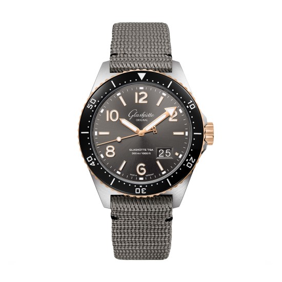 Glash&uuml;tte Original SeaQ Panorama 43mm Mens Watch 1-36-13-04-91-34