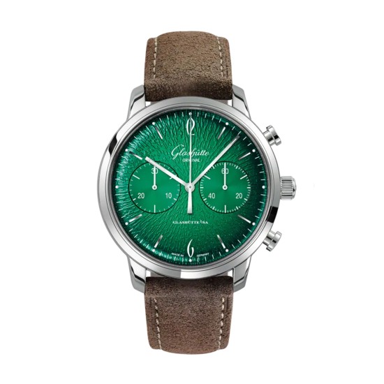 Glashutte Sixties Chronograph 42mm Unisex Watch 1-39-34-05-22-04