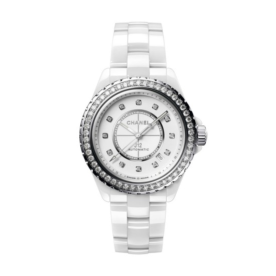 CHANEL J12 DIAMOND BEZEL WATCH CALIBRE 12.1  38 MM H7189