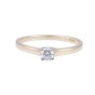 18ct Yellow Gold 0.25ct Round Brilliant Diamond Solitaire Engagement Ring