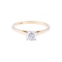 18ct Yellow Gold 0.75ct Round Brilliant Solitaire Ring