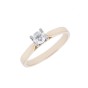 18ct Yellow Gold Brilliant Cut 0.25ct Diamond Solitaire Ring