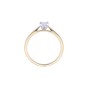 18ct Yellow Gold 0.25ct Princess Cut Diamond Solitaire Ring