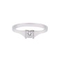 18ct White Gold 0.40ct Princess Cut Diamond Solitaire Ring