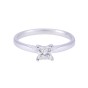 18ct White Gold 0.50ct Princess Cut Diamond Solitaire Ring