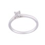 18ct White Gold 0.20ct Princess Cut Diamond Solitaire Ring
