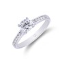 18ct White Gold 0.95ct Diamond Solitaire Ring
