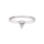 18ct White Gold 0.25ct Pear Shape Diamond Solitaire Ring