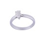 18ct White Gold 0.50ct Pear Shape Solitaire Ring