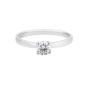 Platinum 0.40ct Round Brilliant Diamond Solitaire Ring