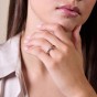 Platinum Princess Cut 0.33ct Diamond Solitaire Ring