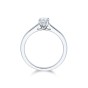 Platinum Oval Cut 0.50ct Diamond Solitaire Ring