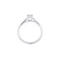 9ct White Gold Brilliant Cut 0.10ct Diamond Solitaire Ring