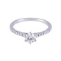 Platinum 0.70ct Diamond Solitaire Ring