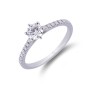 Platinum 0.70ct Diamond Solitaire Ring