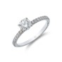 Platinum Brilliant Cut 0.50ct Diamond Solitaire Ring