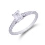 18ct White Gold 1.00ct Diamond Solitaire Ring