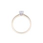 18ct Yellow Gold Round Brilliant Diamond Solitaire with Diamond Shoulders, Approx. 0.65ct Total Weight