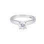 Platinum Certificated 0.95ct Round Brilliant Diamond Engagement Ring