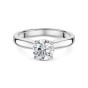 Platinum Round Brilliant Cut 1.20ct Diamond Solitaire Ring